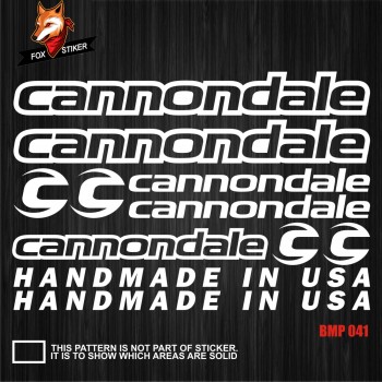 Bicycle Frame Decal Stickers Cannondale 02